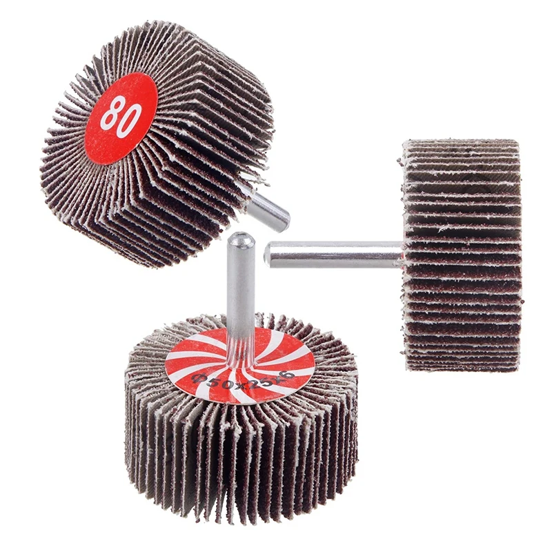 

20Pack Abrasive Flap Wheel Sande Sanding Flap Grinding Wheels 80 Grit Aluminum Oxide for Remove Rust and Weld Burr