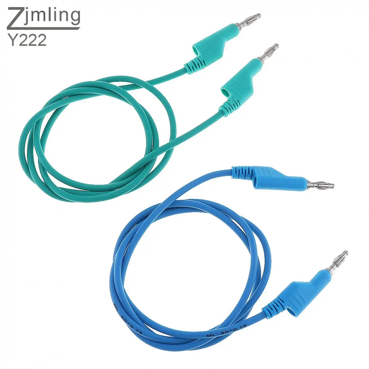 Шнур с вилкой типа банан 2 шт./лот наружным диаметром 4 мм и проводом из чистой меди