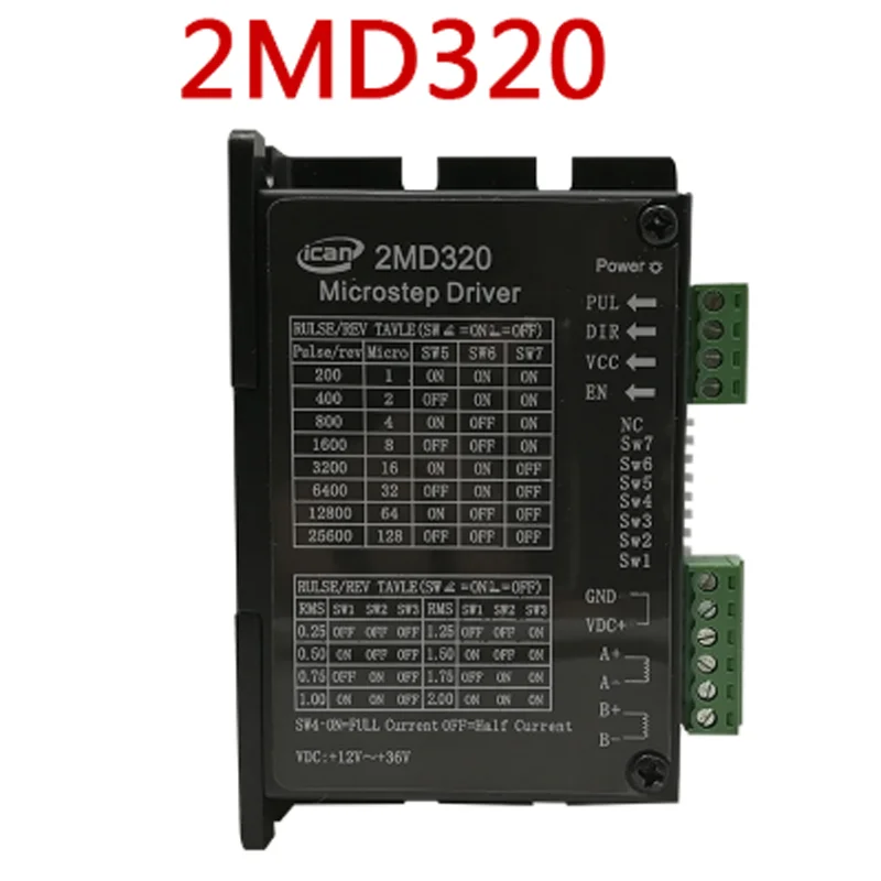2MD320 2-phase stepper motor 2A digital Microstep driver controller for 28/35/39/42 instead of M415B | Обустройство дома