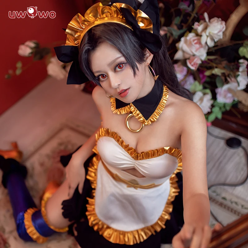 Fate/Grand Order FGO Ishtar Cosplay Costume Maid Uniform Dress Halloween costume For Women |