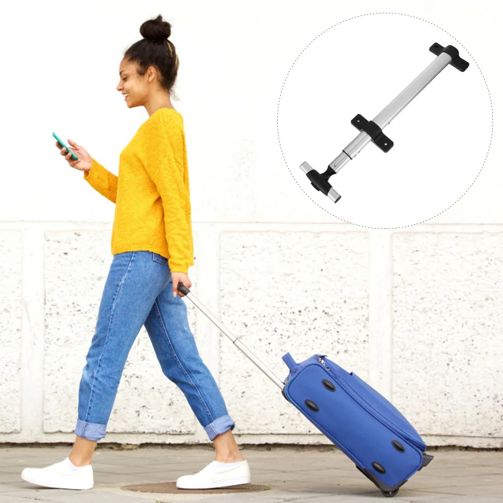 

1Pc Suitcase Telescopic Handle Suitcase Rod Trolley Luggage Accessory