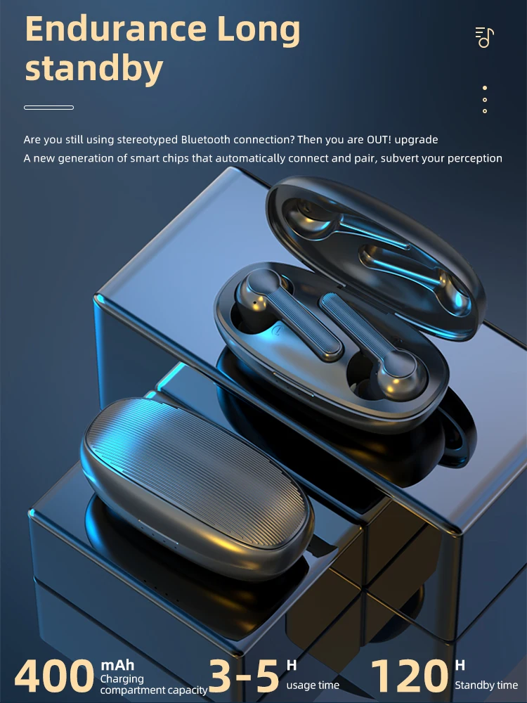 

XY-7 TWS Bluetooth V5.0 stereo wireless sport waterproof headset mini true wireless smartphone