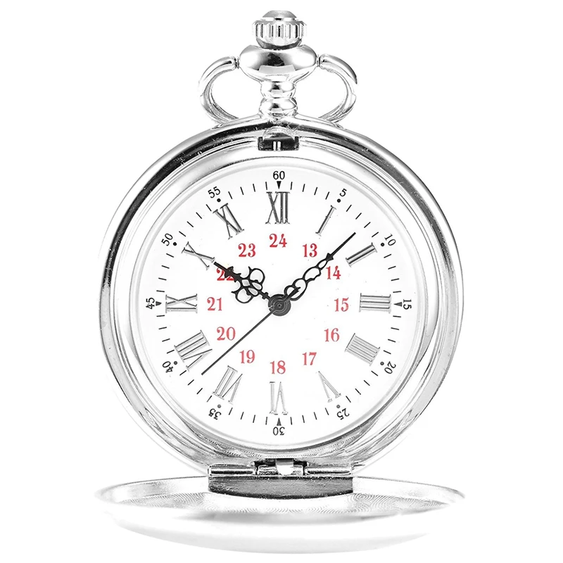 

Pocket Watch, metal strap, Silver