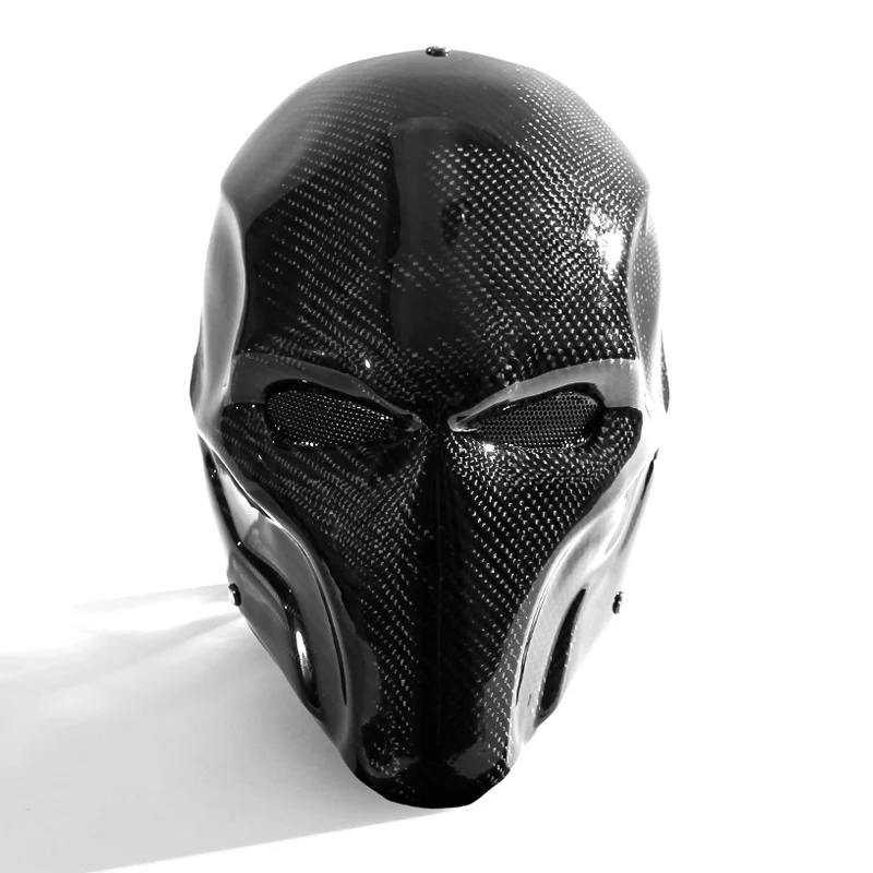 

Carbon fiber Tactical Airsoft Mask Typhon Camouflage Full Face Skull