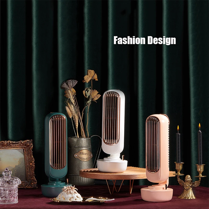 

Summer Air Cooler Hanging Neck Fan With USB Rechargeable Portable Air Cooling Fan Strong Wind Lazy Outdoor Sports Bladeless Fan