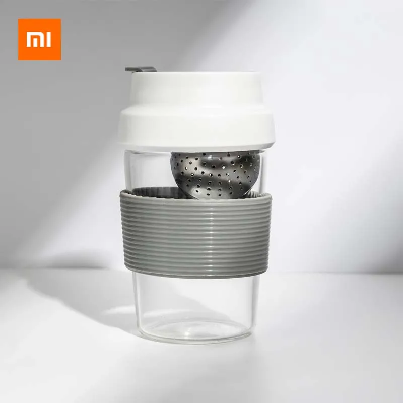 Xiaomi Youpin Pinz чайная чашка сердце, разделительная Магнитная конструкция, одностороннее открытие и закрытие, портативная чашка для воды