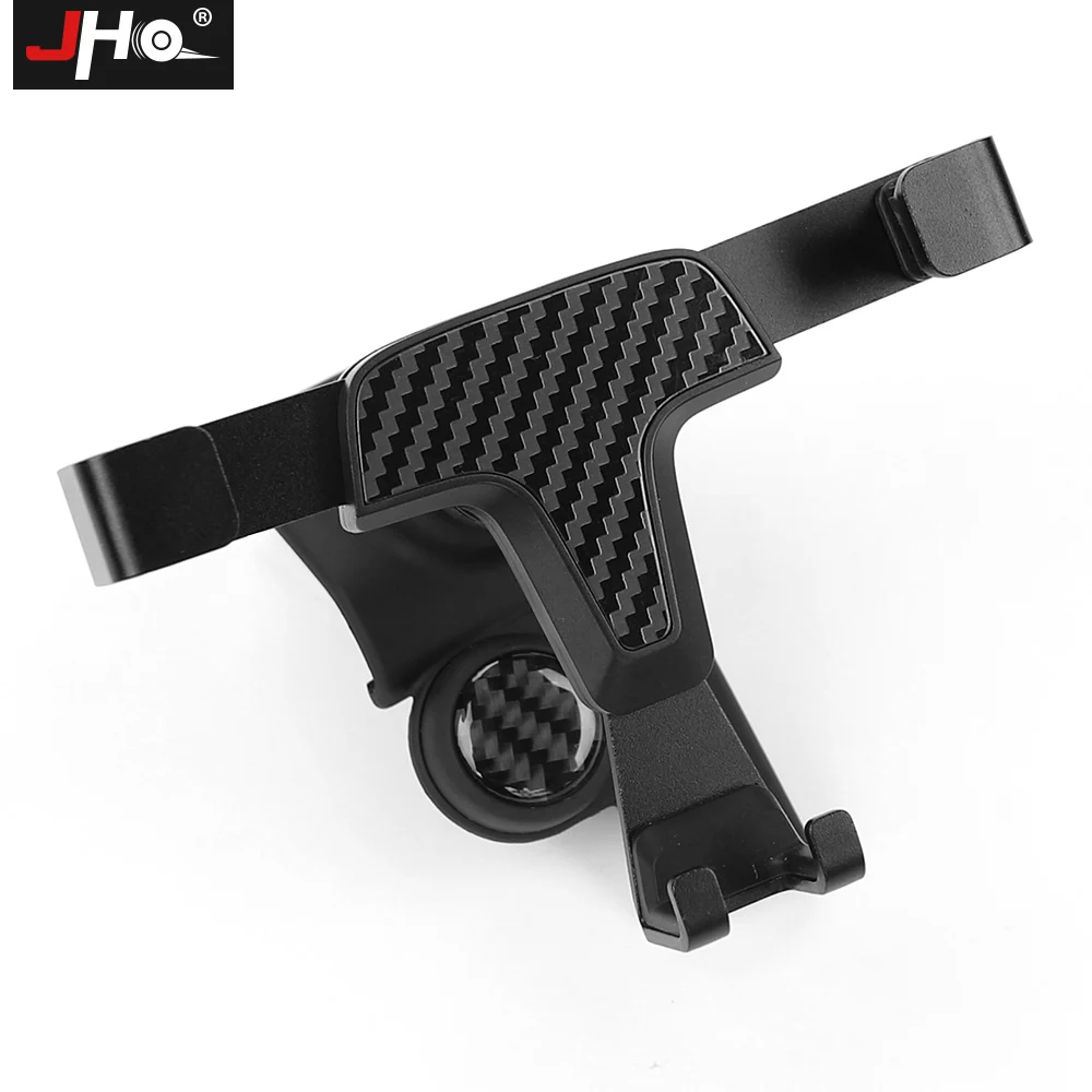 jho carbon grain detail gravity air vent mobile phone holder mount for ford f150 raptor 2015 2020 2019 2018 2017 car accessories free global shipping