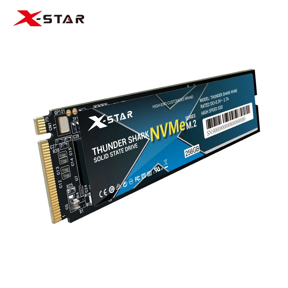 Твердотельный накопитель XSTAR PCIe NVME SSD M2 2280 128 ГБ 256 512 ТБ m.2 hdd для ноутбука и