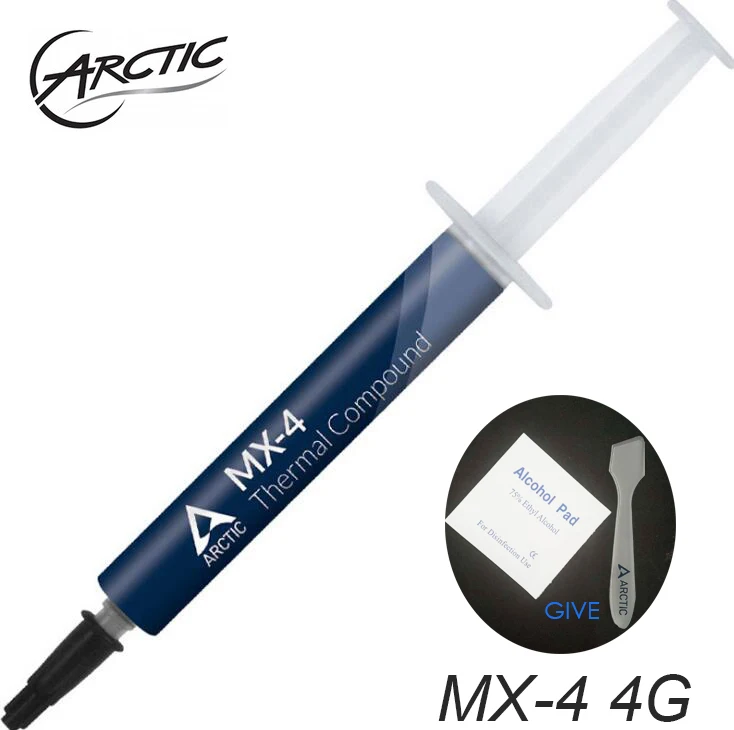 ARCTIC fresh MX-4 2g 4g 8g процессор, cpu GPU кулер термопаста 8,5 w/(mk) проводящая штукатурка для радиатора, продавец рекомендует