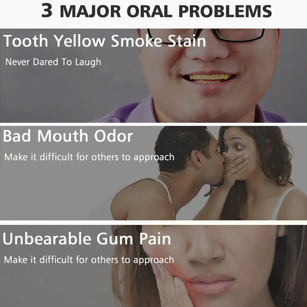 

55g Natural Mint Tooth Powder Whitening Refreshing Breath Powder Breath Antibacterial Whitening Tooth Refreshing M4Q3