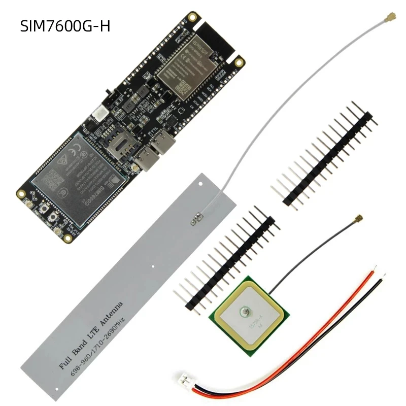 LILYGO®TTGO SIM7600E-H / SIM7600G-H 2R модуль ESP32-WROVER-B Chip WiFi BLE 18560 батарея держатель солнечной