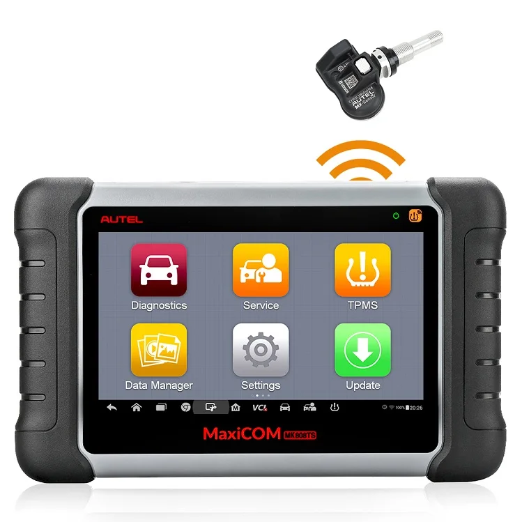 

BT беспроводной автомобильный диагностический инструмент Autel MaxiCOM MK808TS с TPMS функциями Autel Автомобильный сканер