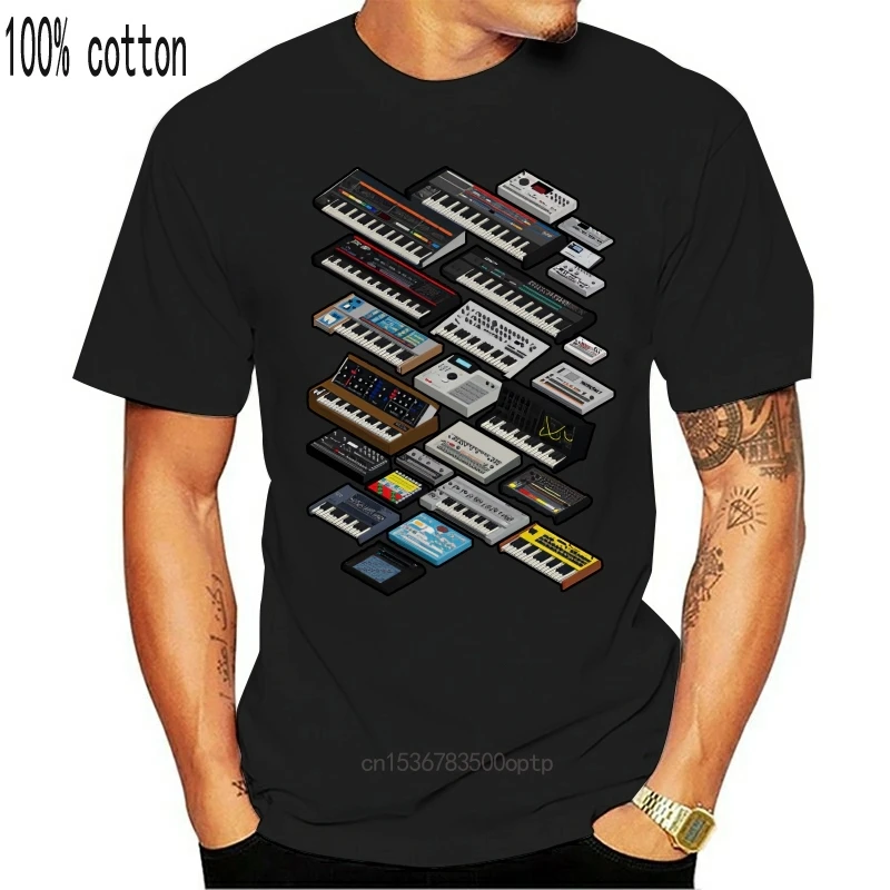 

New Men t-shirt Synthesizers and Drum Machines tshirt Women t shirt