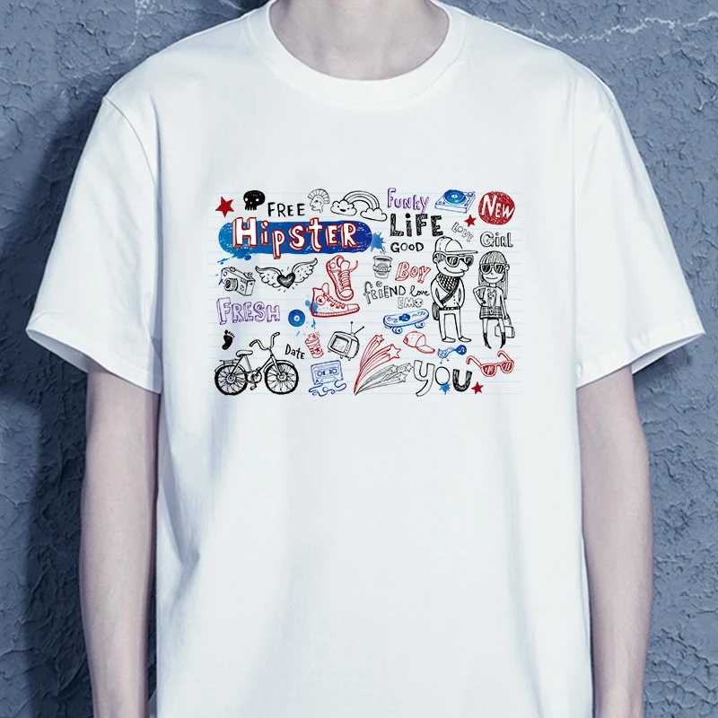 

Free Hipster Printed T-Shirt Young Style high street Popular FASHIONABLE Dude Tops Women Trending Products 2021 Koszulki Damskie