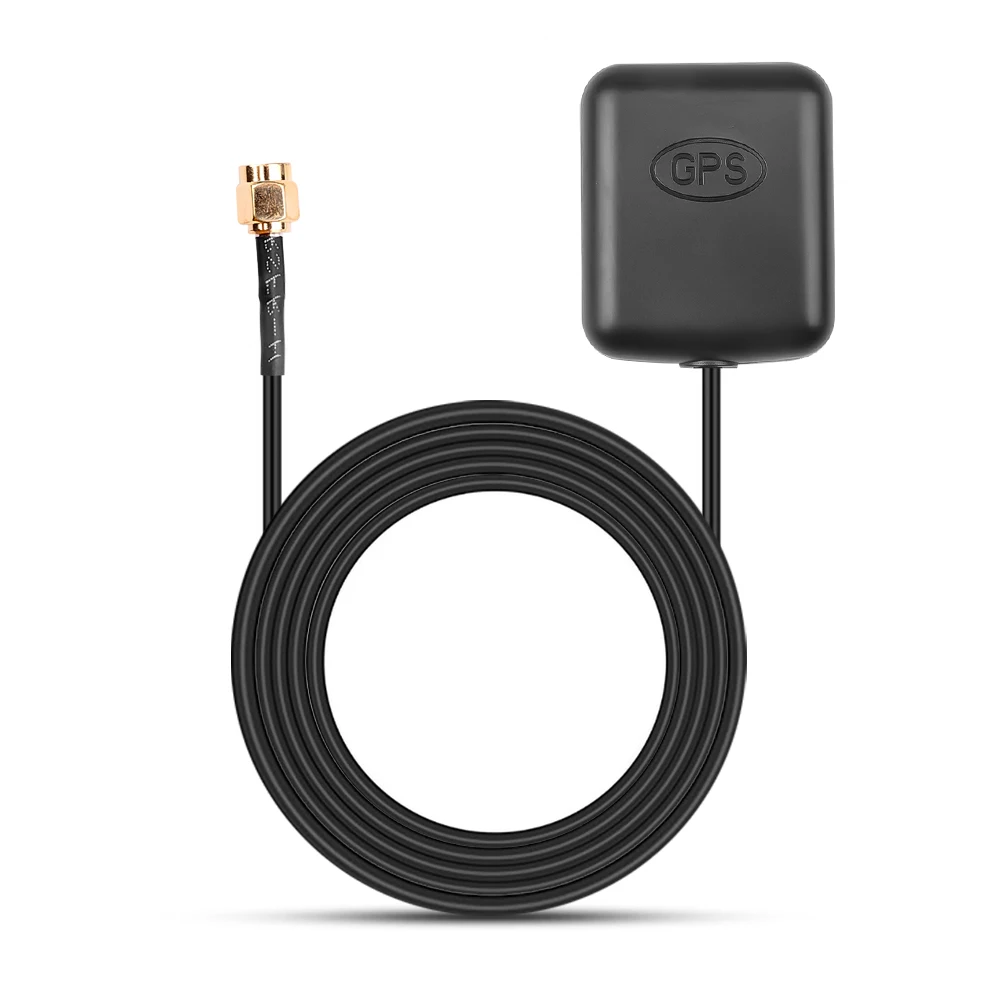 

Car GPS Antenna SMA Plug Connector 3M Cable GPS Receiver Auto Aerial Adapter For Car Navigation Night Vision Camera Player