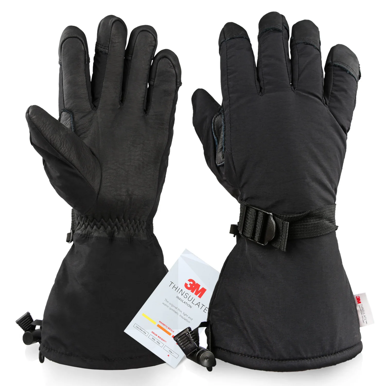 Зимние перчатки OZERO унисекс для сноуборда и лыж, Нескользящие водонепроницаемые теплые зимние перчатки для сенсорных экранов для спорта на ... от AliExpress WW