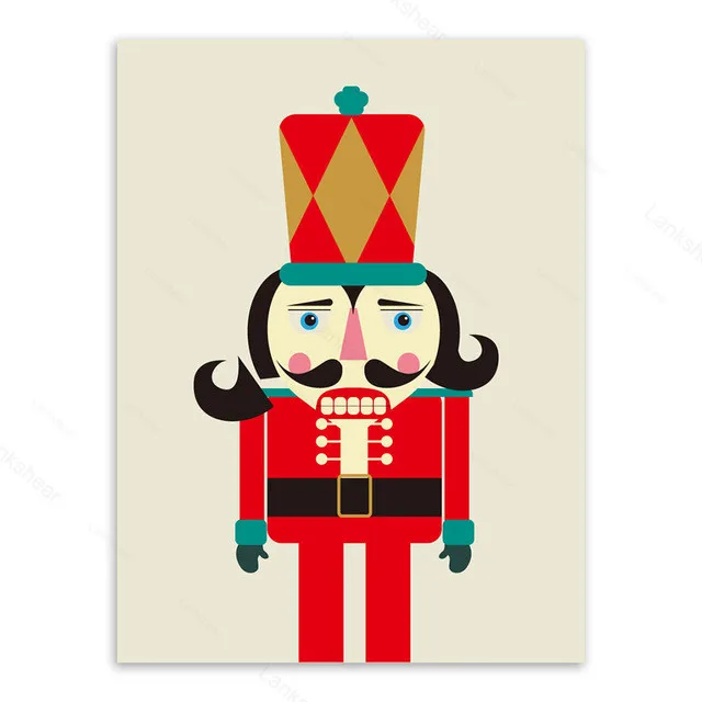 Традиционная винтажная картина для оформления стен детской комнаты Настенная