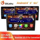 Автомобильный мультимедийный плеер OiLiehu, 2DIN, Android 10,0, стерео, GPS-навигация, FM, RDS, для VW, Nissan, Toyota, Kia, Hyundai, Skoda, универсальный