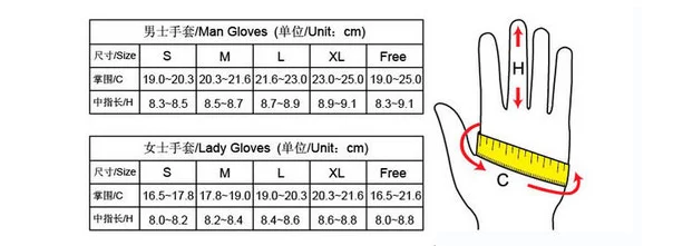 

Cycling Breathable All Finger Wear Resistant and Antiskid Gloves for Men and Women