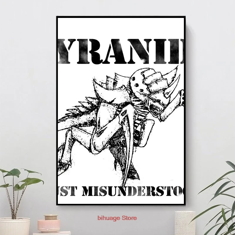 Постер на стену с изображением тиранида художественные картины плакаты и принты