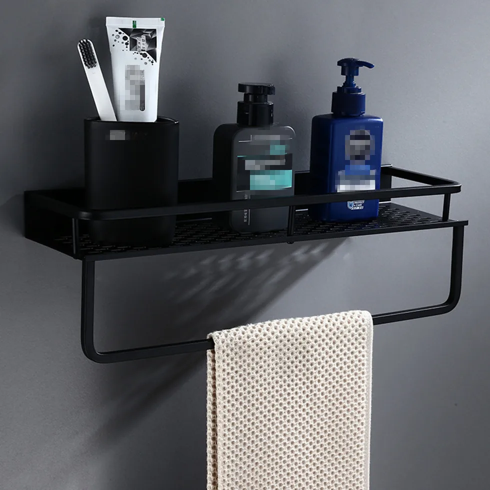 Настенная полка для кухни кладовой с 6 крючками