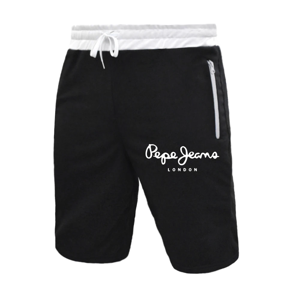 

Men's Shorts Hot 2021 Summer Casual Cotton Fashion Style Boardshort Bermuda Male Drawstring Elastic Waist Breeches Beach Shorts