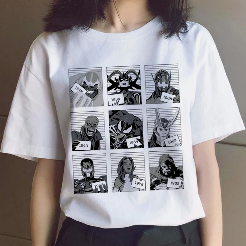 Классная футболка с героями Диснея Человек-паук аниме Мстители Железный человек