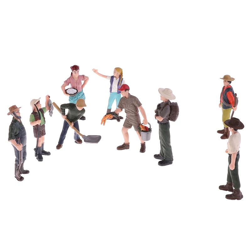 

Min 1Pc Simulation Static Farmer Model Farm Staff Worker People Model Miniature Decoration Accessories 9 choices