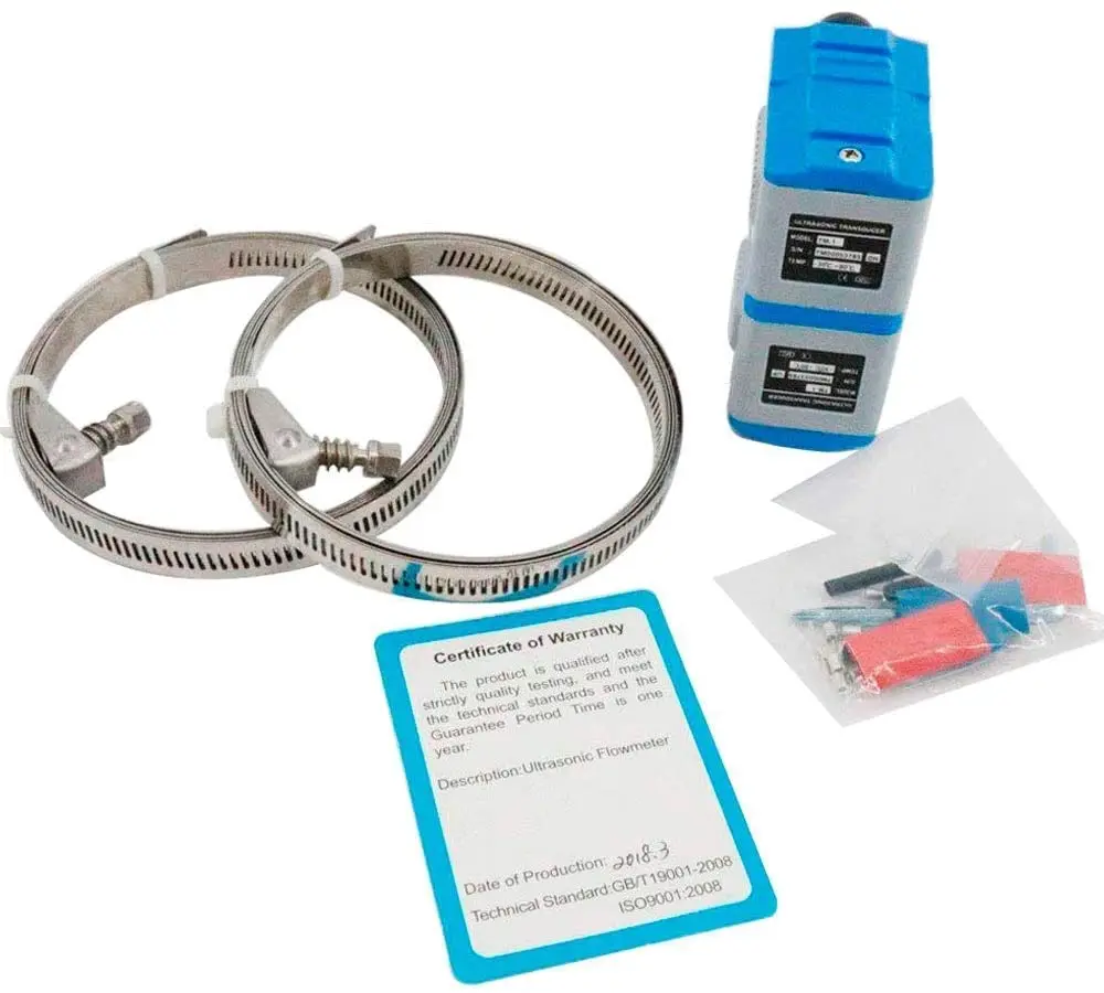 Цифровой ультразвуковой расходомер воды настенный измерительный прибор