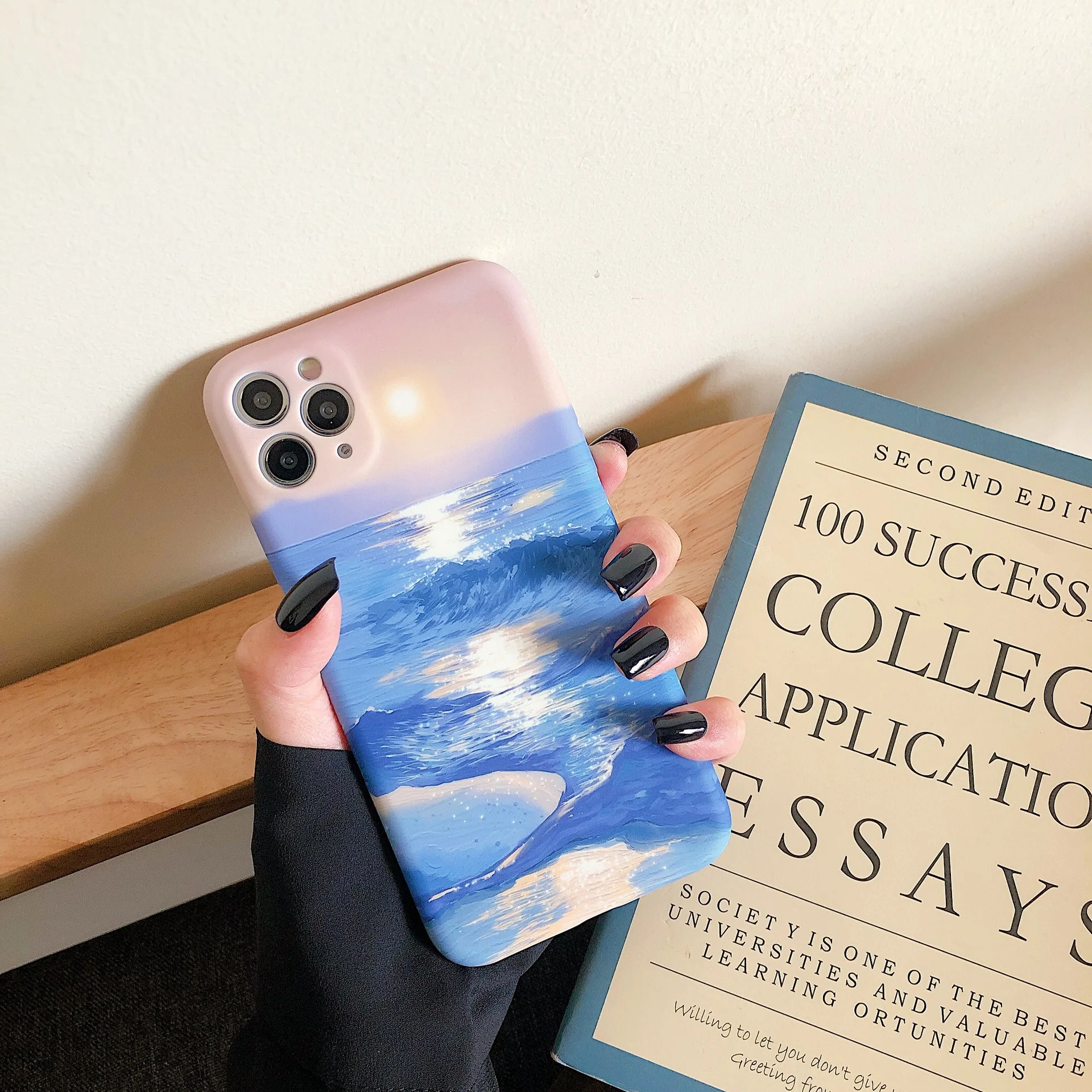 

Art Retro Oil Painting Landscape Phone Case For iPhone 11 Pro Max Xr X Xs max 7 8 Puls Se 2020 Cases Cute Soft Silicone Cover