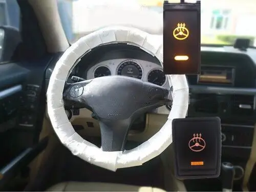 Автомобильный обогреватель 12 В электрический руль покрытие из сплава и волокна