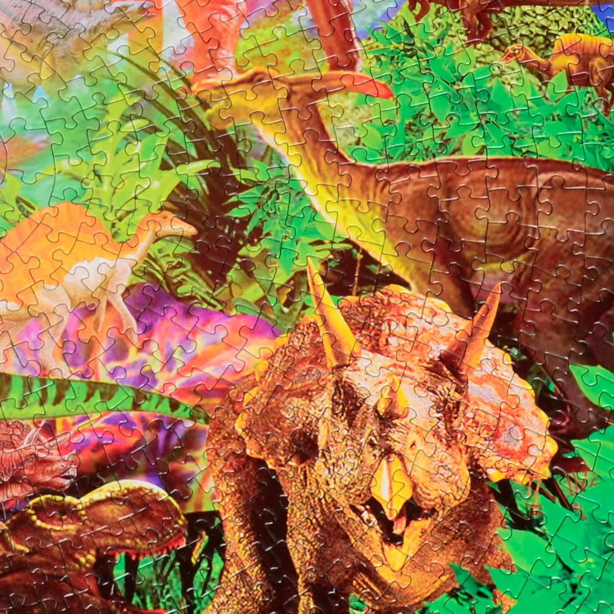 

1000pcs Dinosaurs World Puzzles Jigsaw Round Puzzles For Adult Paper Game Puzzle Educational Toy Adult Kid Gift Craft Toys Child