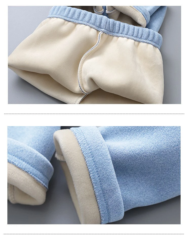 2020 зимние детские пижамные комплекты теплая Пижама для осени маленьких