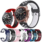 Силиконовый браслет с официальной пряжкой для samsung galaxy watch 3 41 45 ммGalaxy Watch 42 46 мм аксессуары для смарт-часов EasyFit