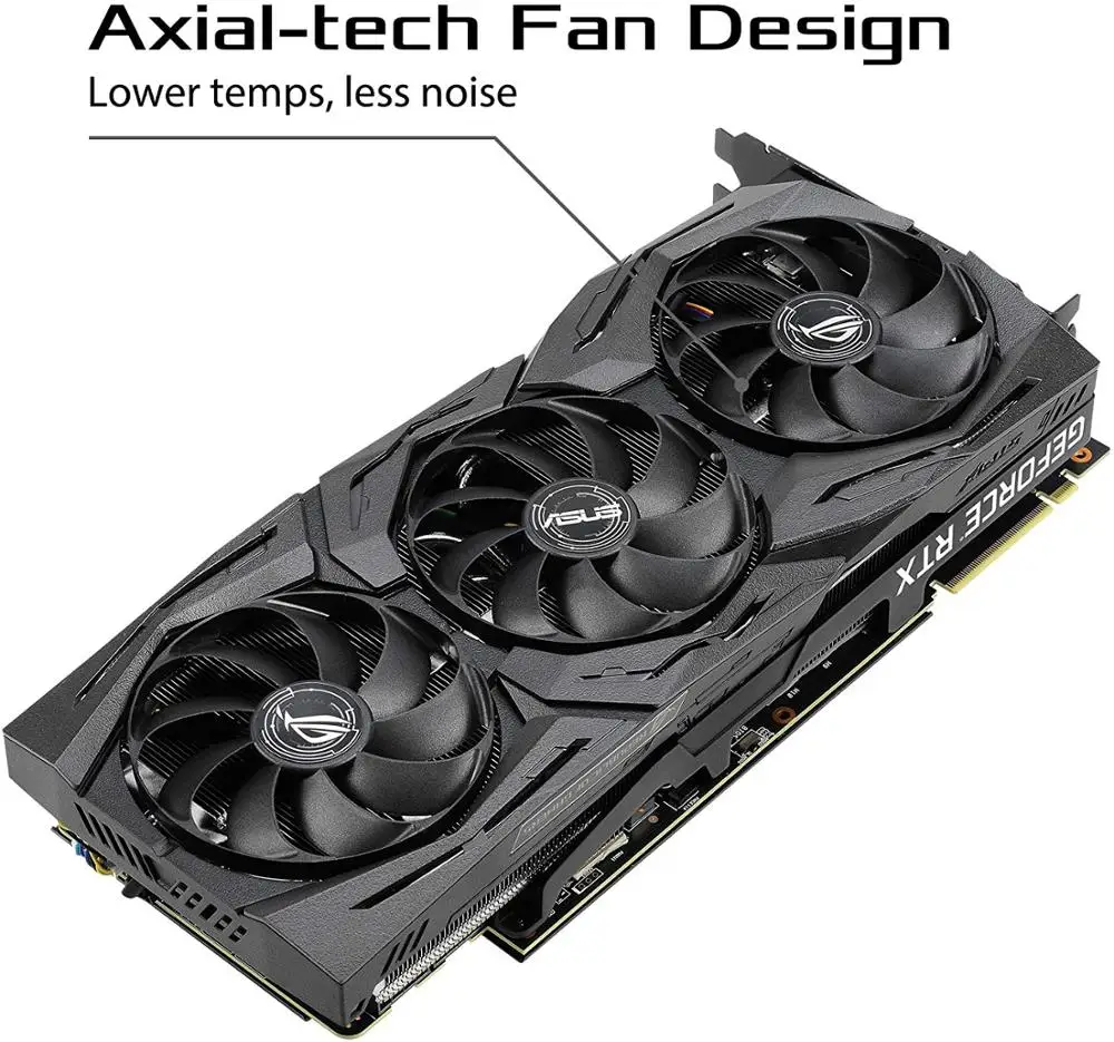 ASUS ROG-STRIX-RTX2070S-A8G-GAMING RTX 2070 SUPER 1605-1830 МГц 14000 игровая настольная графическая карта PUBG