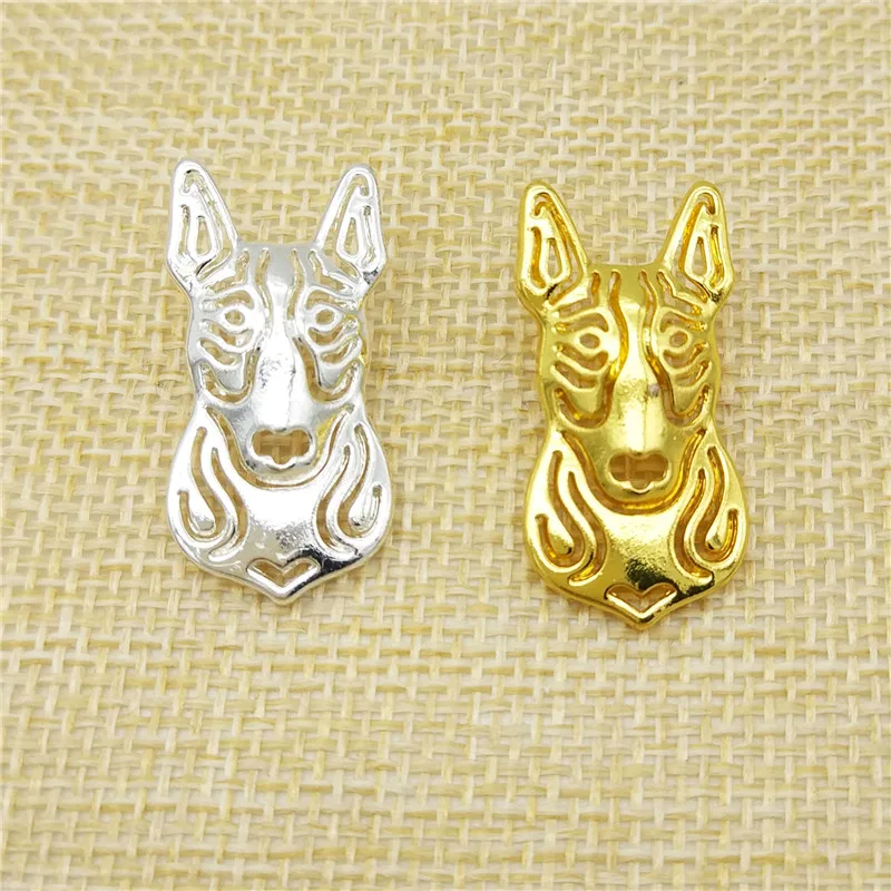 LPHZQH оптовая продажа трендовые собачьи броги и булавки для питомца Бультерьера