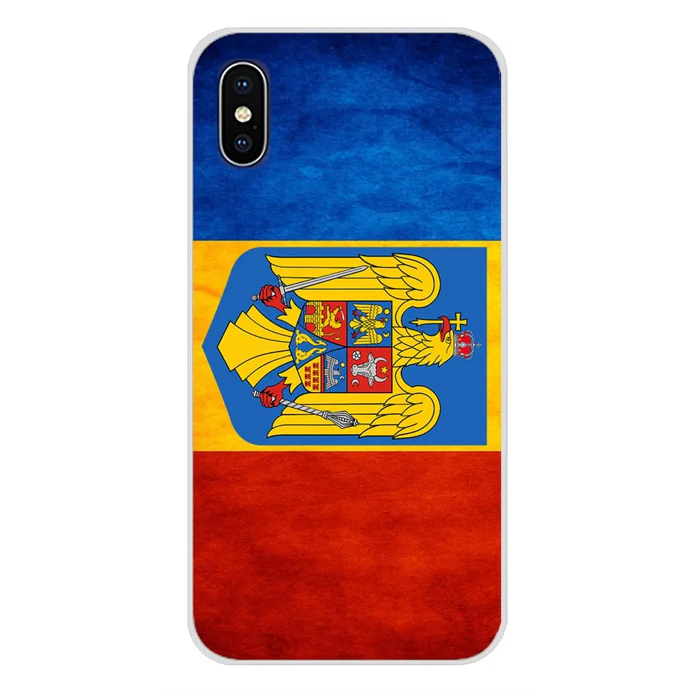 Прозрачный чехол из ТПУ с гербом национального флага Румынии для Samsung Galaxy J1 J2 J3 J4 J5
