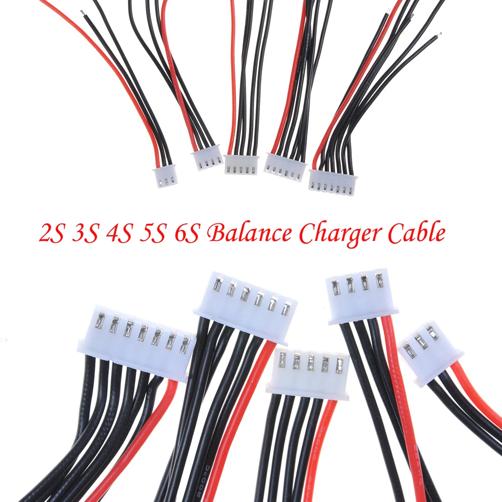 10 шт./лот 2S/3S/4S/5S/6S Lipo зарядный кабель для Battery IMAX B6 B8 разъем самолета автомобиля