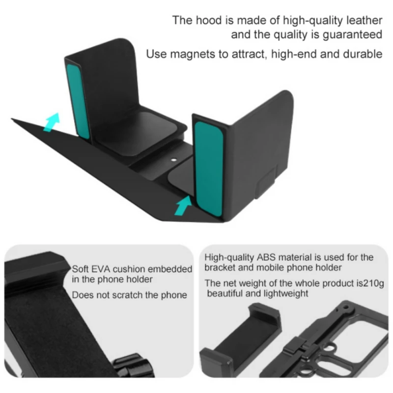 

Remote Controller Mobile Phone Holder with Sun Hood Full Screen Smartphone Holder for DJI AIR 2S / Mini 2 new