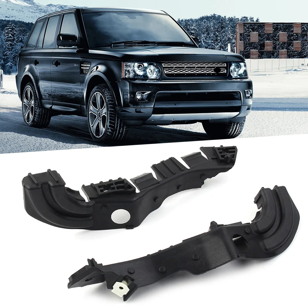 

1pair Car Front Left&Right Side Bumper Bracket For Land Rover Range Rover Sport 2010 2011 2012 2013 Exhaust Bracket Kit Trim
