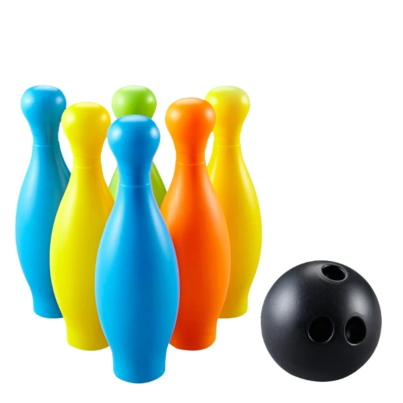 

10 Pins 1 Ball Colorful Bowling Ball Play Baby Sport Toys for Children Kids Game Toy 97BC