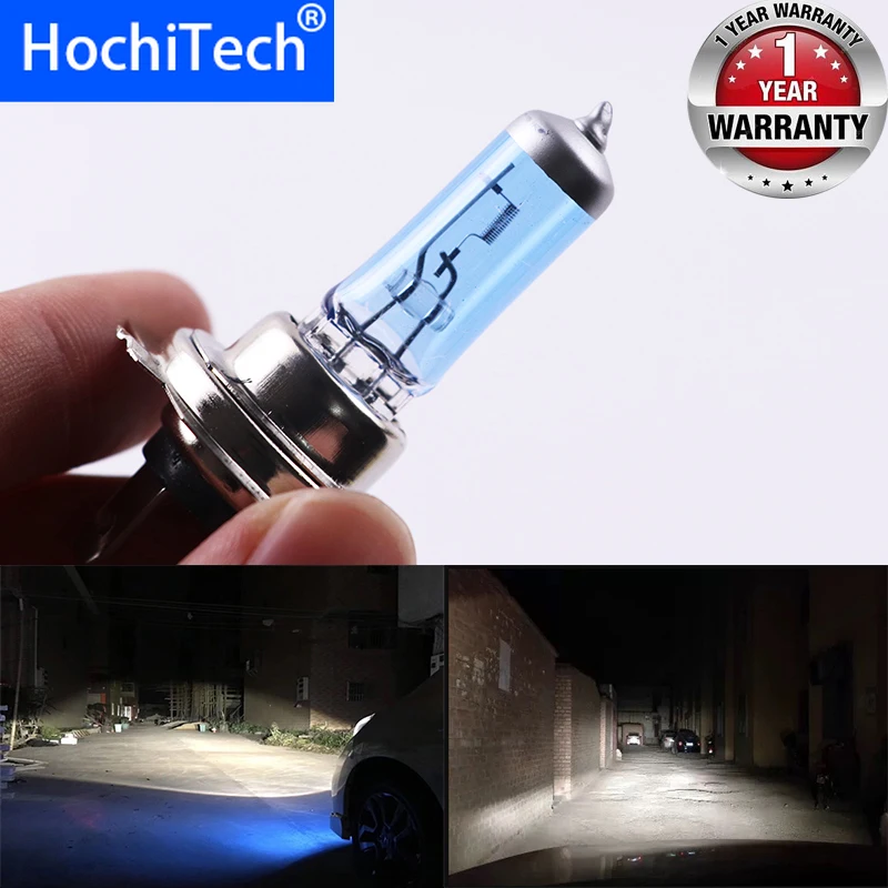 Автомобильные фары супер яркие галогенные лампы 1 шт. H7 12V 6000K прозрачные