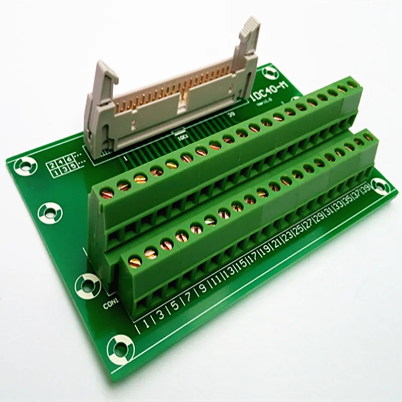 IDC40 2x20 контактов 0 1 дюйма наружная плата для разъема Клеммная колодка