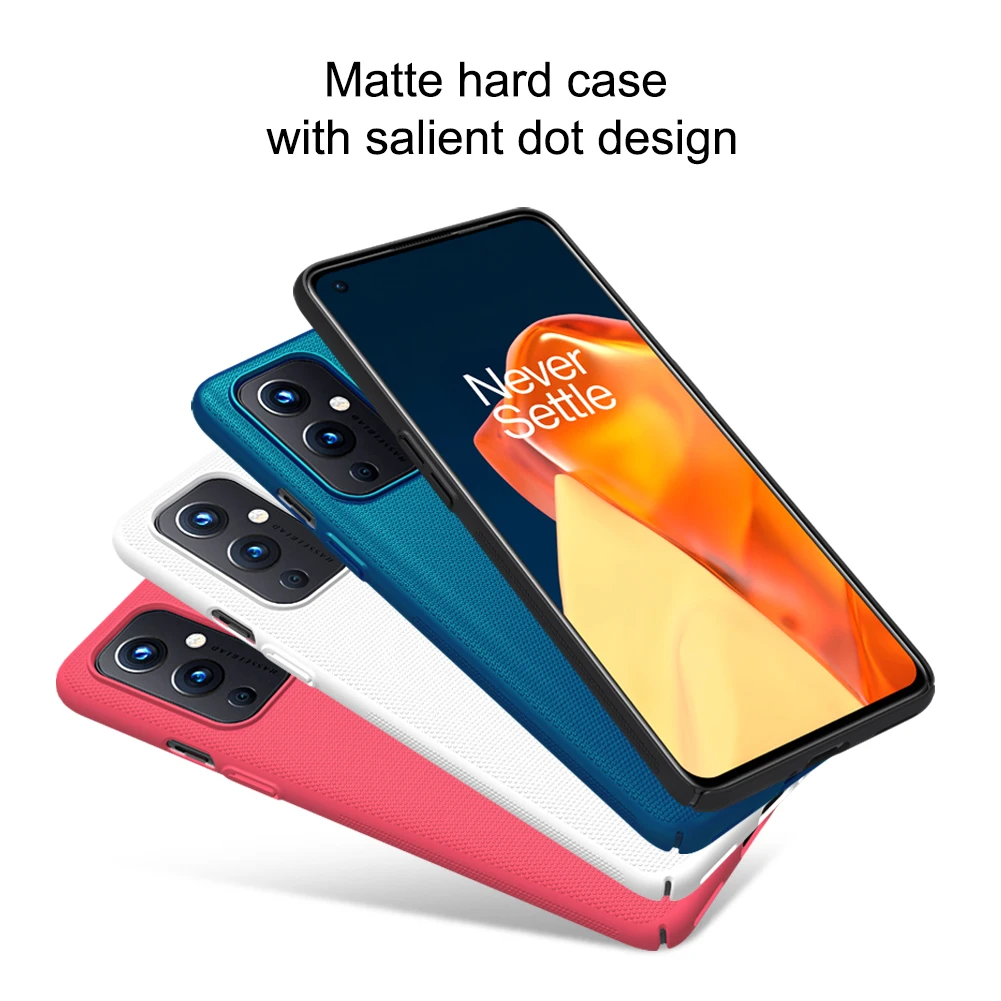 OnePlus 10 9 Pro 9R Nord 2 CE 5G Case Nillkin Frosted Shield Hard PC Plastic Back Shockproof Full Cover on One Plus 9 CN/IN/EU