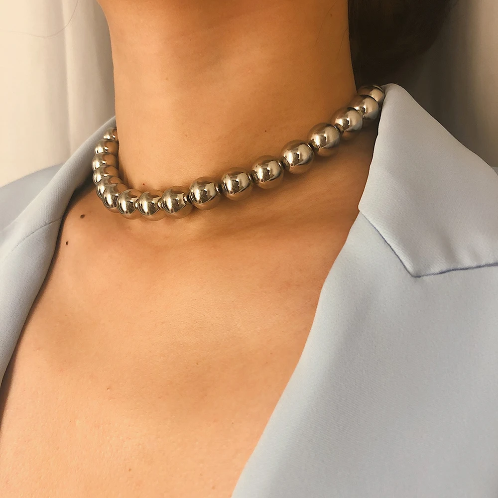 Персонализированное бисерное ожерелье короткое простое модное дикое