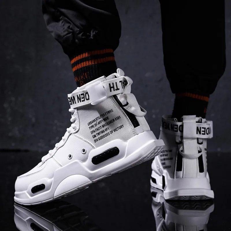 Высокая модная обувь мужские удобные кроссовки на платформе tenis masculino унисекс