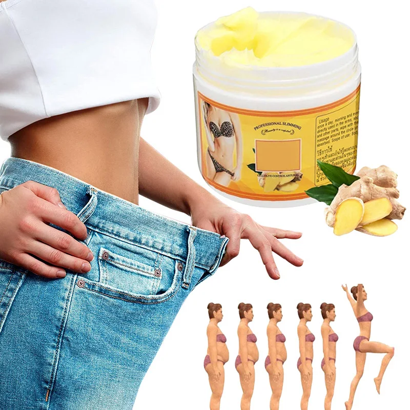 Ginger Fat Burning Cream Anti-cellulite Full Body Slimming Weight Loss Massaging Cream Leg Body Waist Effective Reduce Cream