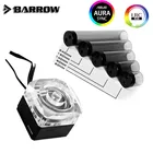 Barrow 17 Вт DDC комбинированный насос блок PWM насос матовый черный резервуар типа LRC2.0 5V Mobo AURA SPB17-V2