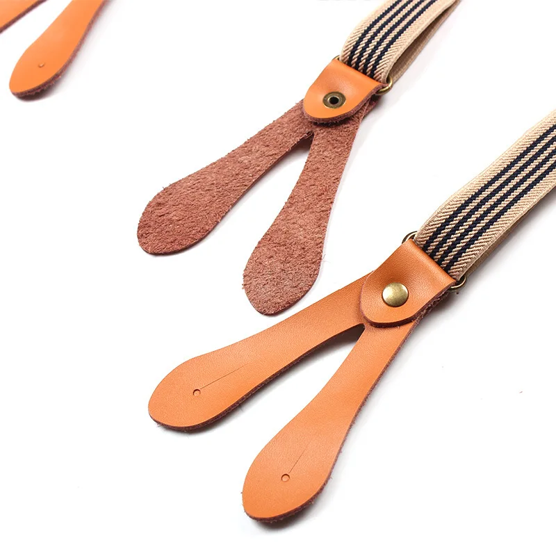 Подтяжки в полоску для мужчин и женщин модные эластичные подтяжки унисекс с 3