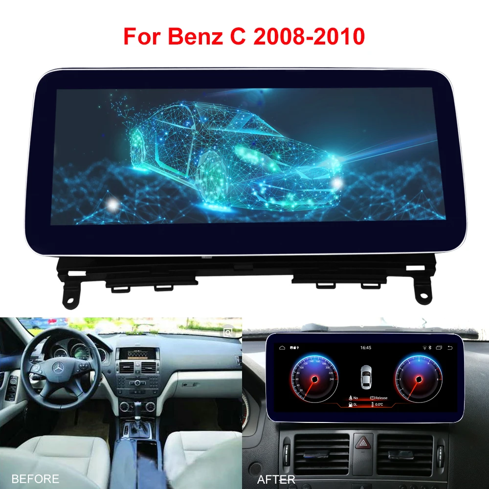 Автомобильный мультимедийный плеер 10 25 дюймов Android 9 0 аудио стерео GPS-навигация